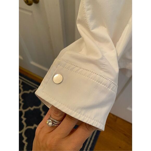 Athleta Advantage Poplin top EXTRA LARGE - Picture 8 of 13